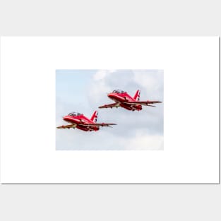 Red Arrows Formation Pair Posters and Art